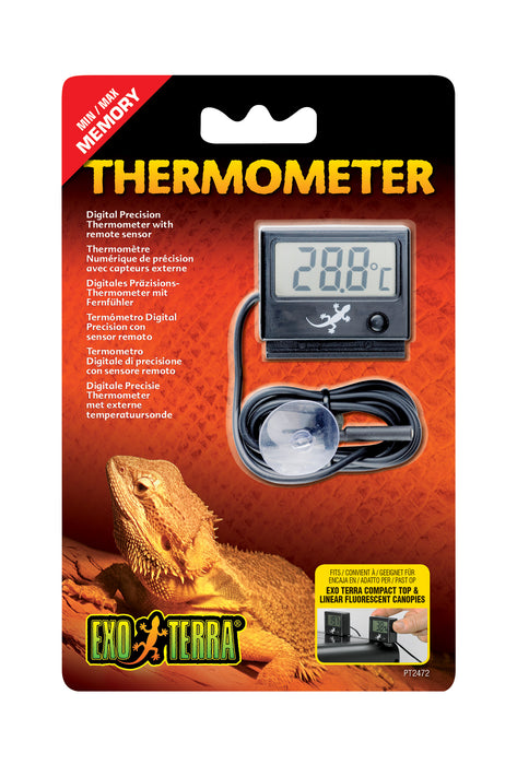 LED Thermometer With Probe Light
