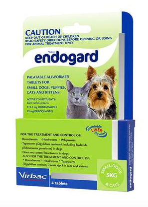 Endogard Dog & Cat up to 5 kg - 4 Pack