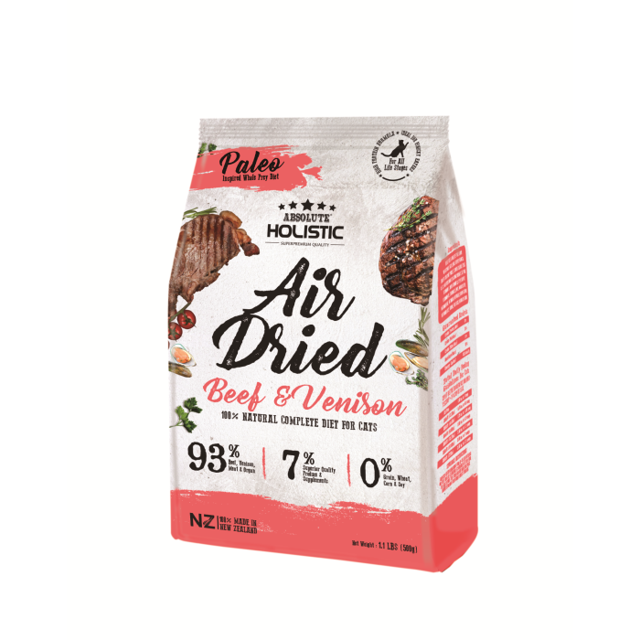 AbsoluteHolisticAirDriedBeef_VenisonforCats500g