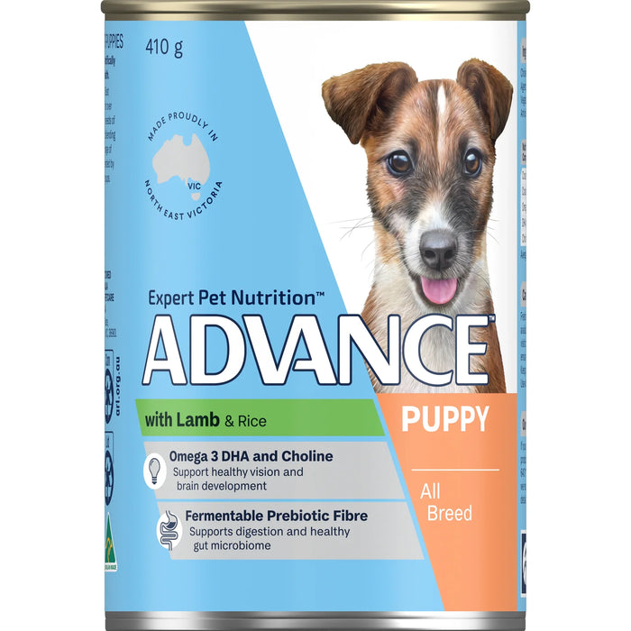 AdvancePuppyLambwithRice410gWetDogFoodCan