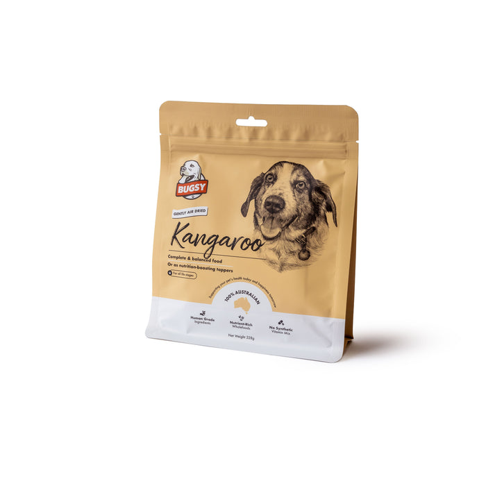 Bugsy Kangaroo Air Dried Raw Premium Food for Dogs