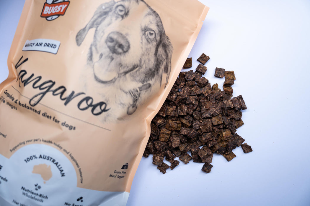 Bugsy Kangaroo Air Dried Raw Premium Food for Dogs