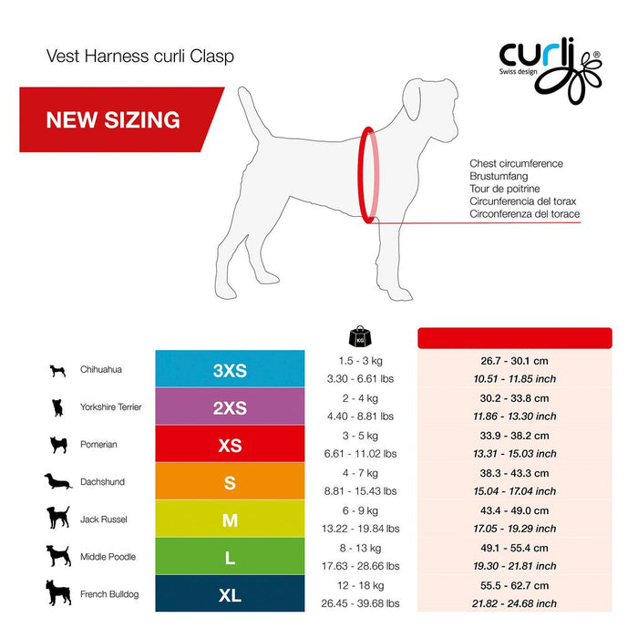 Curli Dog Harness Air Mesh