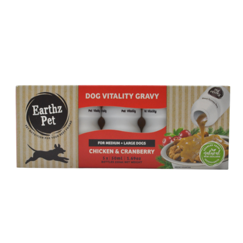 Earthz Pet Vitality Gravy - Chicken and Cranberry