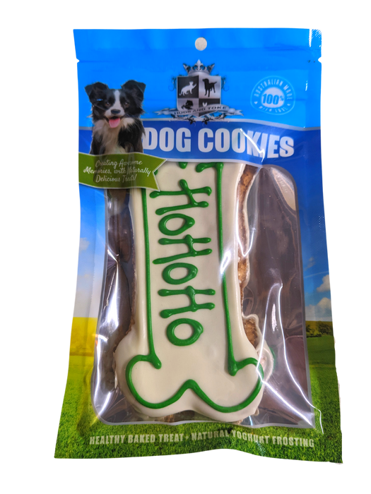 Christmas HoHoHo Dog Bone Treat Large - 1 Pack