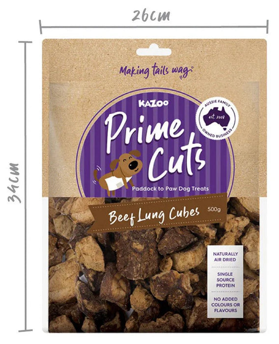 Kazoo Prime Cuts Beef Lung Cubes