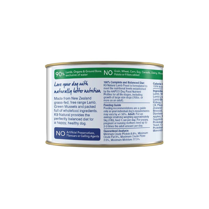 K9 Natural Canned Lamb Feast World 4 Pets k9-natural-canned-lamb-feast-world-4-pets