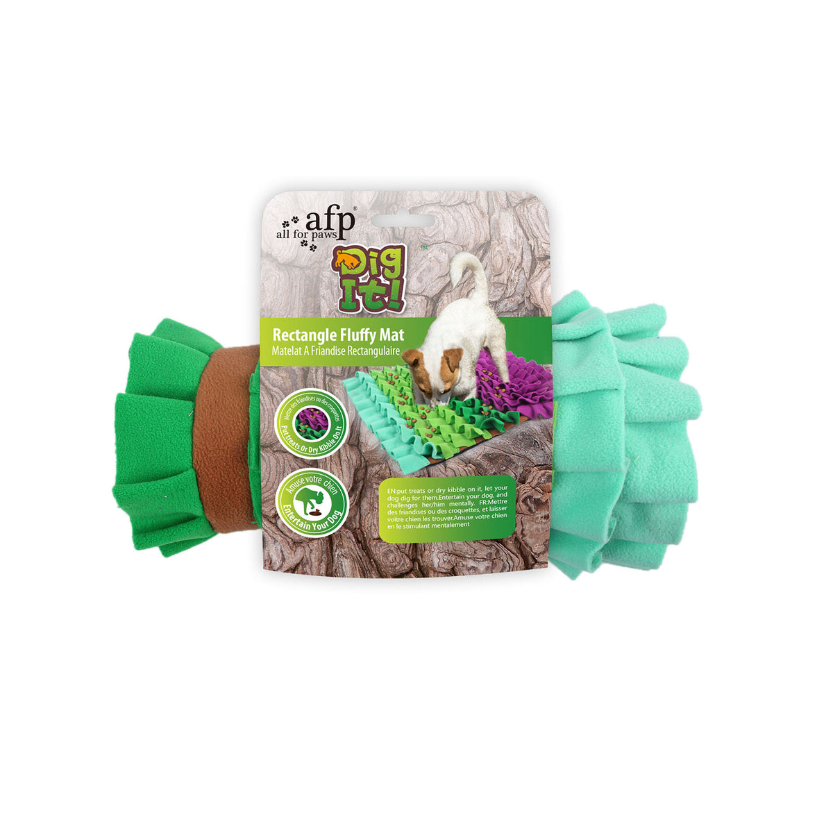 Snuffle Mat - Play & Treat Rectangle Fluffy Mat — World 4 Pets