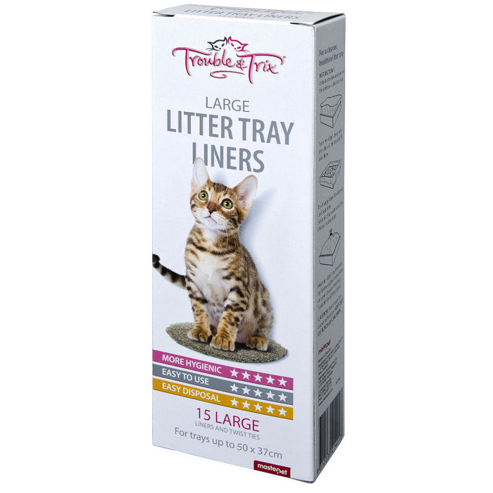 Trouble_Trix Large Litter Tray Liners