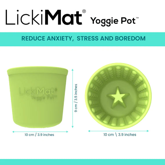 LickiMat Yoggie Pot - Slow Feeder Dog Bowl