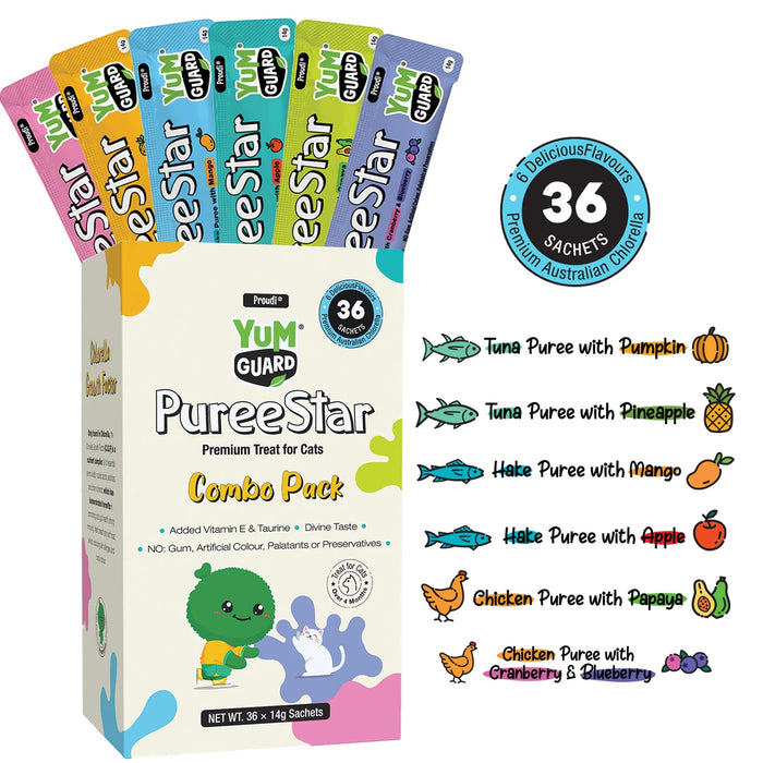 Yumguard_Pure_Star_Combo_Pack 36 Sachets _Flavours