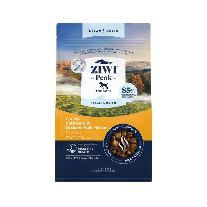 Ziwi Peak Steam & Dried Chicken with Orchard Fruits