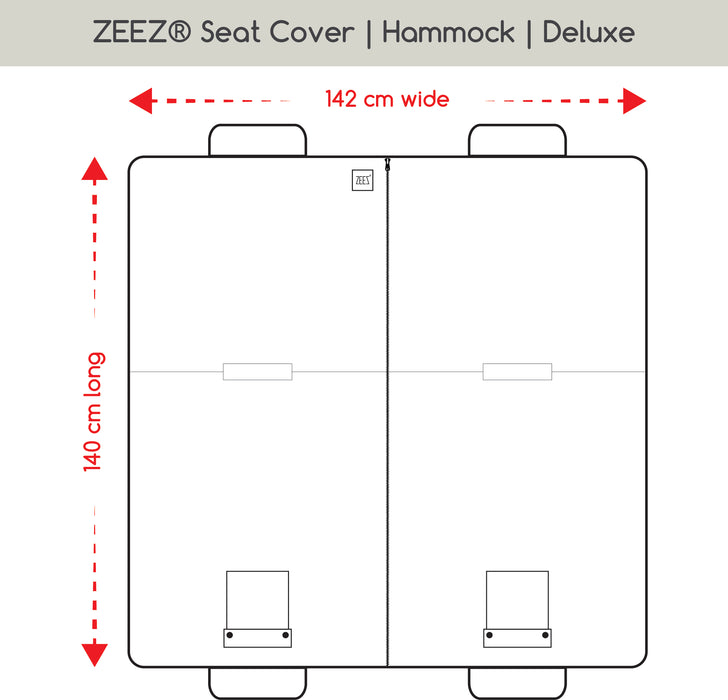 Zeez Waterproof Hammock seat Cover