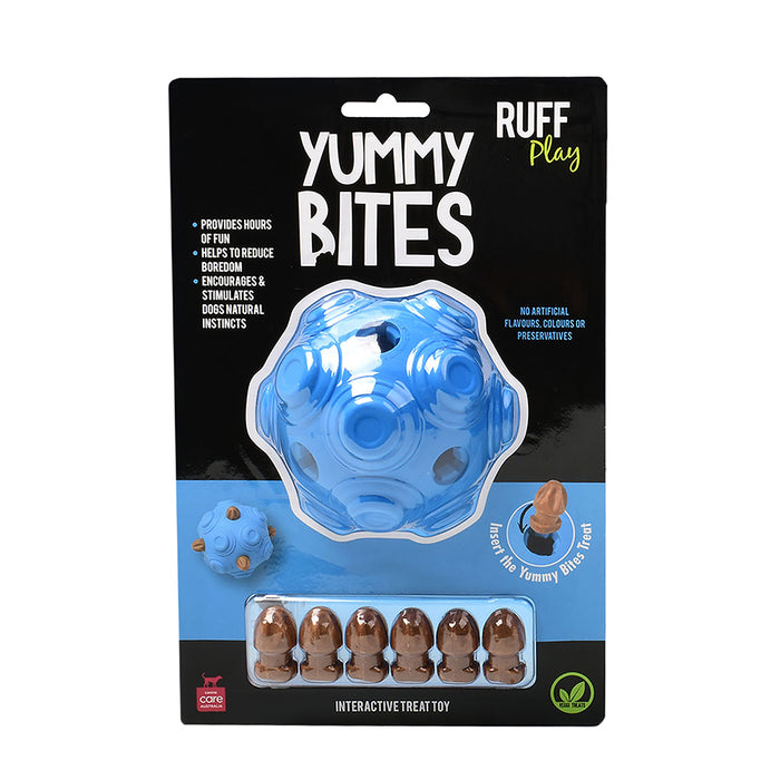 Ruff Play Yummy Bites Blue Ball