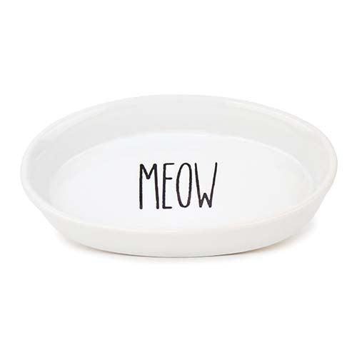 Cattitude Ceramic Meow Dish