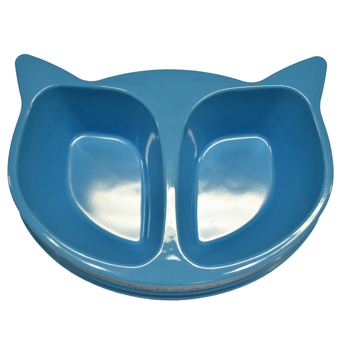 Cat Face Double Bowl
