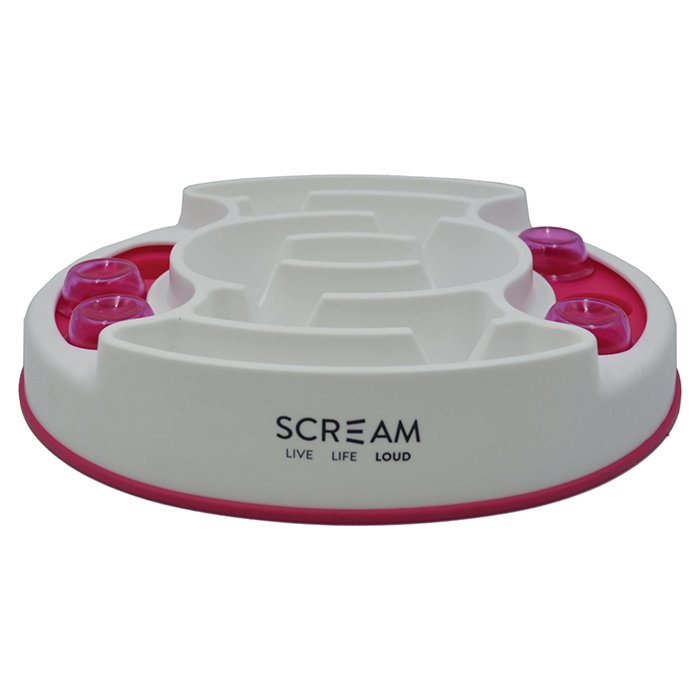 Scream Slow Feed Puzzle Bowl
