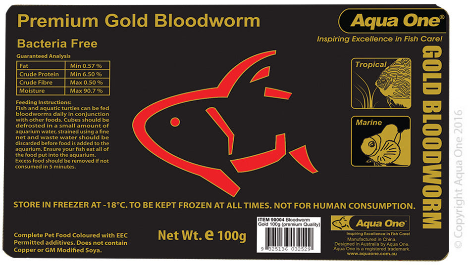 Aqua One Premium Gold Bloodworm