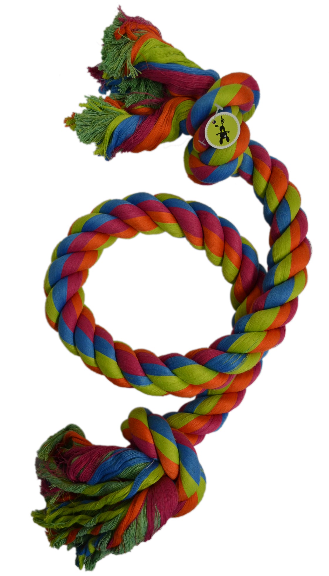 Scream 2-Knot Jumbo Rope Toy 120cm — World 4 Pets