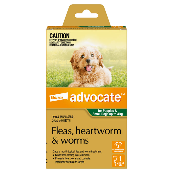 Advocate Green - Puppies & Small Dogs 0-4kg