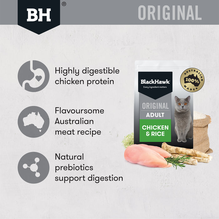 Blackhawk Adult Chicken and Rice for Cats