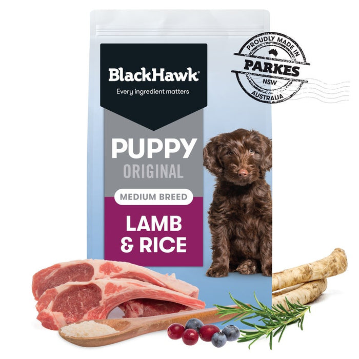 BlackHawk Puppy Medium Breed Lamb & Rice