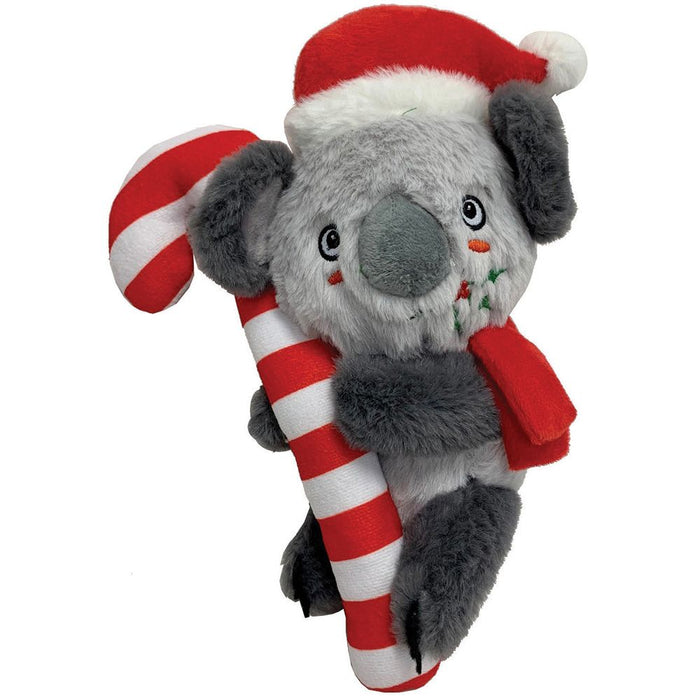 Christmas Snuggle Pals Koala with Candy Cane