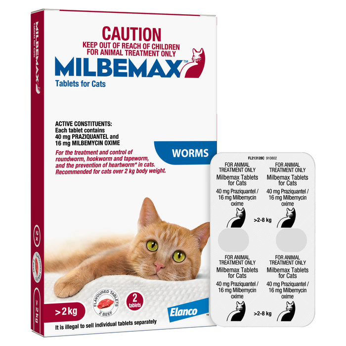 Milbemax  - Large Cat 2-8kg