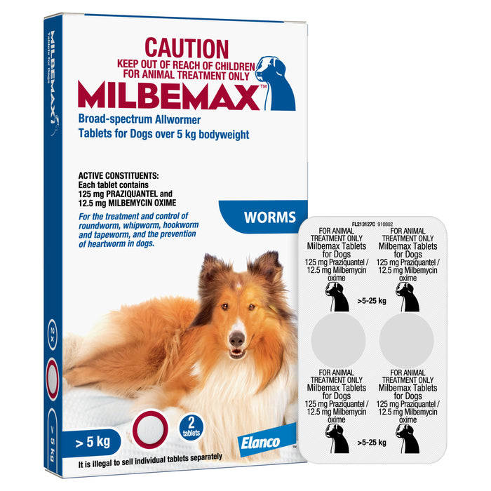 Milbemax Dogs Over 5-25kg