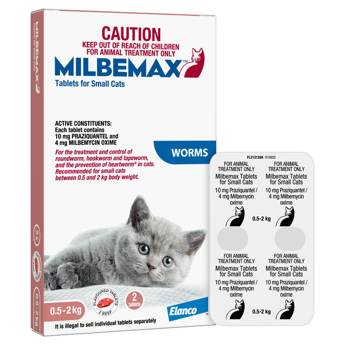 Milbemax - Small Cat 0.5-2kg