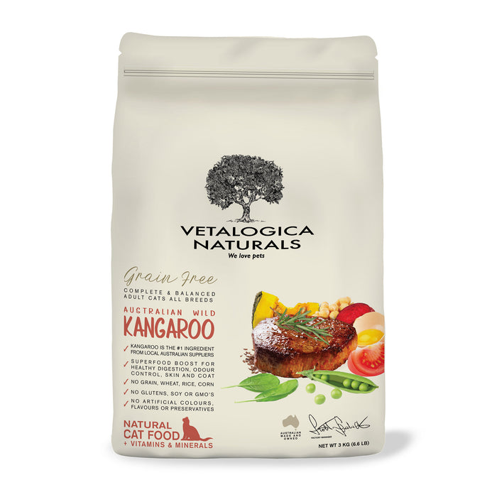 Vetalogica Naturals Grain Free Adult - Kangaroo For Cats