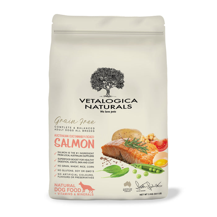 Vetalogica Naturals Grain Free Adult - Salmon For Dogs