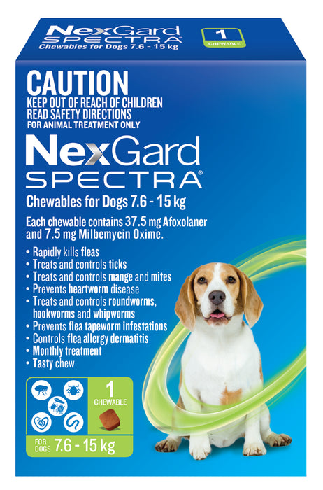 Nexgard Spectra Medium Dog 7.6- 15kg