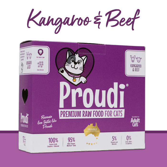 Proudi Kangaroo & Beef For Cats