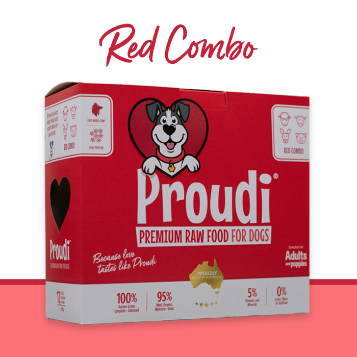Proudi Red Combo - For Dogs