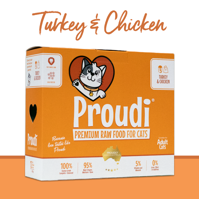 Proudi Turkey & Chicken For Cats