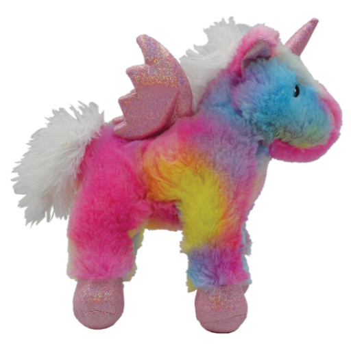 Plush Tie Dye Unicorn World 4 Pets