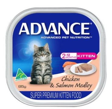 Advance Kitten Chicken and Salmon