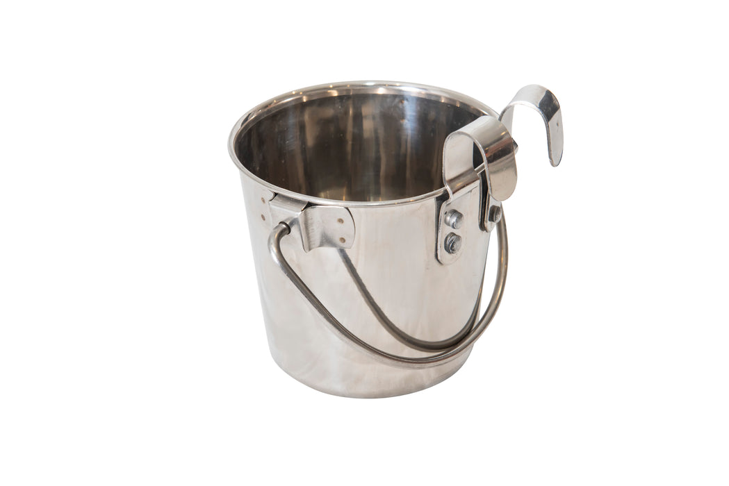 Flat Sided Bucket with Hooks