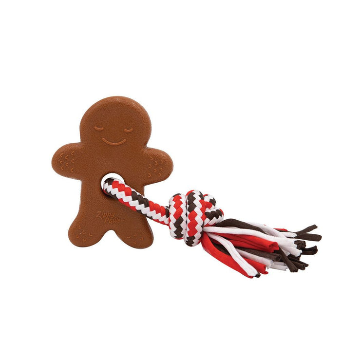 ZippyPaws Christmas Teetherz Gingerbread Man