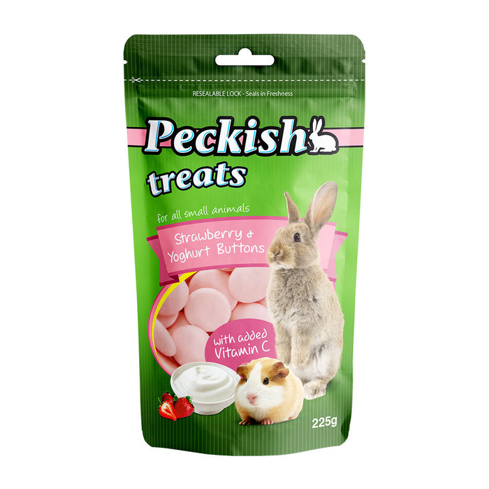 Peckish Strawberry and Yoghurt Buttons