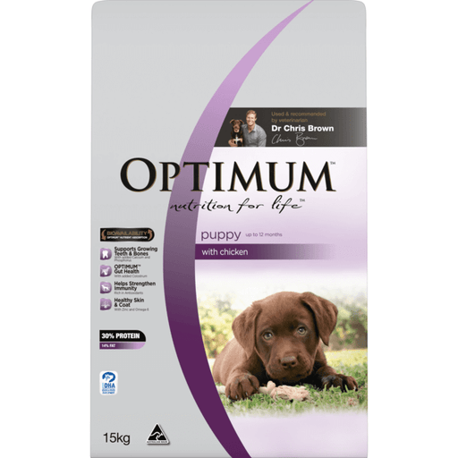 Optimum dog online food feeding guide